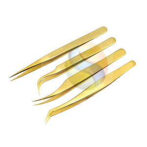 แหนบต่อขนตาแบบวอลุ่ม พรีเมียม รับทำโลโก้  ความแม่นยำสูง ผลิตจากสแตนเลส สำหรับต่อขนตาแบบวอลุ่ม ระดับมืออาชีพ - Product Image 1