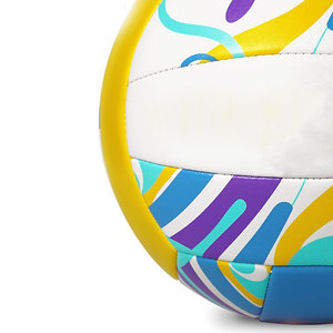 Ballon de beach-volley de haute qualité pour hommes et femmes, taille 5 – Ballon de beach-volley en PU cousu à la machine pour adultes et enfants, loisirs et divertissement - Product Image 4