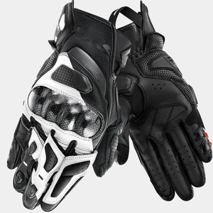 Gants de moto en cuir à manches longues pour hommes, gants de motocycliste, de motocross, de cross-country, respirants, à séchage rapide, unisexes - Product Image 4