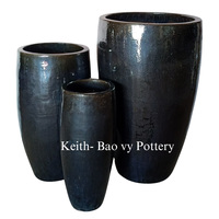1. Grands pots de jardin en céramique émaillée, poterie vietnamienne, designs très vendus