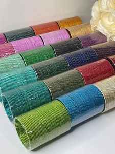 New Style Top Seller Bridal Wear Bangles <b>Sets</b> for Women Wholesale Cheap Price Different Color Velvet Bangles <b>Set</b> For Wedding - Product Image 4