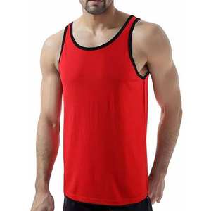 Débardeur de course à séchage rapide avec logo personnalisé pour homme Débardeur de sport décontracté pour l'entraînement, le fitness et la salle de sport Débardeur sans manches - Product Image 1