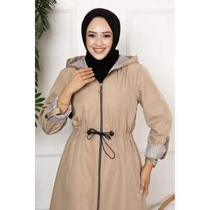 Gabardina con cremallera de túnel de cintura de visón - Product Image 3