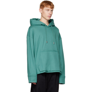 Sudadera con Capucha Oversize Casual para Hombre, Personalizada al por Mayor, de Alta Calidad, 100% Algodón, Estampado Negro, Manga Larga, Holgada - Product Image 2