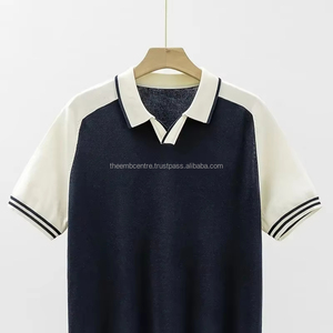 Polo de verano para hombre, camiseta de manga corta con logotipo personalizado, polos largos de peso pesado, polos para hombre - Product Image 1