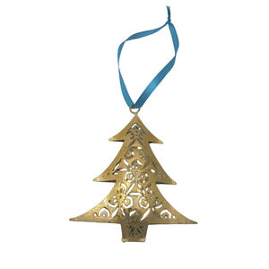 Ensemble de 4 décorations d'arbre en fer avec dentelle pour la Saint-Valentin, vente en gros - Product Image 3