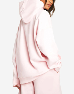 Nuevas sudaderas con capucha de mujer de calidad premium a la moda, ropa informal diaria, ajuste holgado, hombro caído, color sólido, capucha impresa personalizada para mujer - Product Image 5