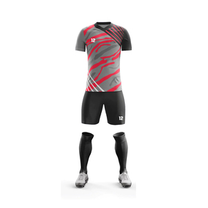 Nouveautés Vêtements Et Adultes pas cher polyester 2024 haute qualité sublimation plaine uniforme de football Ensemble - Product Image 5