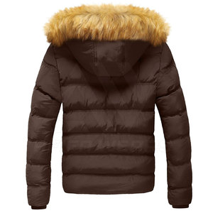 Chaqueta acolchada de alta calidad para hombre de talla grande 2024, cuello con capucha transpirable cómodo con cierre de cremallera hecho en Pakistán - Product Image 3