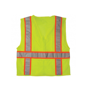 Chaleco DE SEGURIDAD personalizado de alta visibilidad impermeable y reflectante de seguridad con soporte de logotipo personalizable - Product Image 4