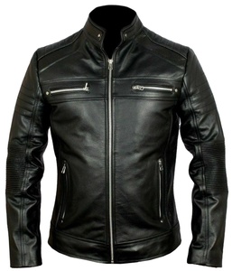Custom Made New Men's Genuine <b>Sheepskin</b> Leather <b>Jacket</b> Slim Fit Biker Motorcycle <b>Jacket</b> Casual Wear <b>Jacket</b> - Product Image 1