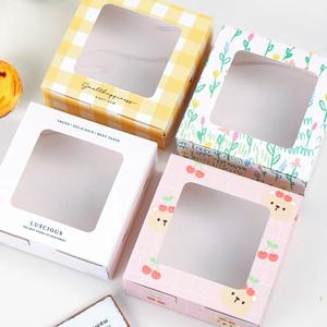 Caja de repostería de papel de arte para llevar desechable personalizada OEM al mejor precio de Singapur con divisores de impresión en relieve - Product Image 6