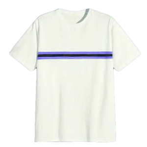 เสื้อยืดแขนสั้นลำลองสำหรับผู้ชายทรงเข้ารูปผ้าถักแบบเรียบง่ายสำหรับฤดูร้อนออกแบบโลโก้ได้ตามต้องการ - Product Image 3