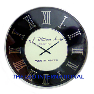 Reloj de Pared de Alta Calidad, Simple, Elegante y Silencioso, con Accesorios Colgantes, Números Dorados, Forma Redonda de Acero Inoxidable - Product Image 6