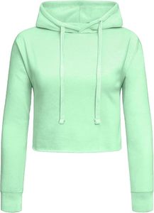OEM personnalisé régulier pull à capuche femmes surdimensionné à manches longues sportif solide broderie sweat col rond Streetwear hiver - Product Image 3