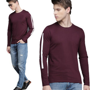 Nouveautés T-shirts pour hommes Fabricant manches longues anti-rides Vente à chaud 100% coton Vêtements décontractés pour hommes T-shirts pour hommes - Product Image 6