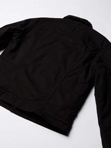 Brand New Custom Made Autumn Winter Gradient <b>Denim</b> <b>Jacket</b> Men American Washed Distressed Plain Short Lapel <b>Denim</b> <b>Jacket</b> for Men - Product Image 5