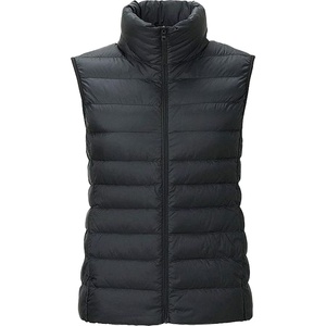 Veste d'hiver légère de haute qualité pour hommes capuche Logo personnalisé nouveaux modèles bulle épaissir gilets bouffants poche en tissu vente en gros - Product Image 1