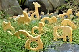 Oiseaux en bois et reptiles en bois, jouet de figure animale en bois, animaux sauvages de la forêt, jouets éducatifs en bois personnalisés - Product Image 3