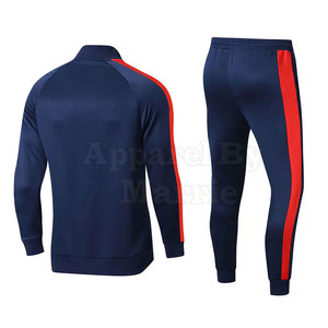 Men Sports Track Suits <b>Long</b> Sleeve Zip Up Hoodie And <b>Matching</b> Jogger Pants Comfortable Fabric For Training Outdoor - Product Image 2