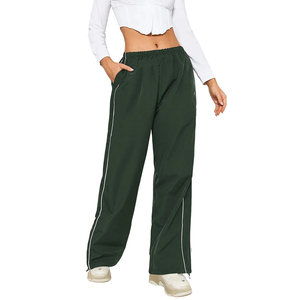 Pantalones Cargo Deportivos para Mujer, Invierno 2025, con Logotipo Personalizado Estampado, Cintura Elástica, Resistentes al Viento y de Secado Rápido - Product Image 5