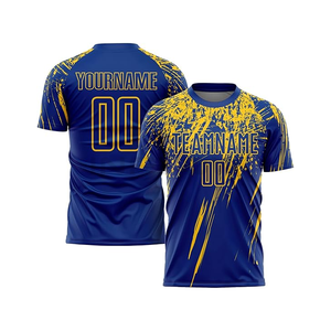 Kit de fútbol americano transpirable 100% tela de poliéster Conjunto de camiseta de fútbol productos de secado rápido se ajustan a la camiseta con estampado de logotipo personalizado - Product Image 5