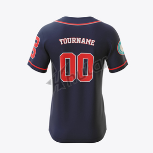 Maillots de baseball élégants et très populaires de haute qualité pour 2025, personnalisables pour toutes les équipes, 100 % polyester, anti-UV, séchage rapide - Product Image 3