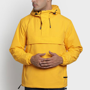 Chaqueta Impermeable con Capucha y Cierre de Cremallera para Hombre, Estilo Casual, Corte Regular, Material de Poliéster, para Otoño - Product Image 1