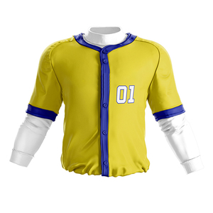 Conjunto de Camiseta de Béisbol para Hombre Adulto, Diseño Nuevo, Uniforme Deportivo Personalizado del Fabricante, con Botones, Transpirable, Venta al Por Mayor - Product Image 3