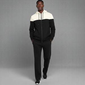 Survêtement Homme en Molleton 100% Coton Brodé, Bicolore, Style Streetwear, Confortable, Hip Hop, avec Cordon de Serrage - Product Image 2