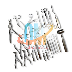 Ensemble d'instruments de chirurgie de septoplastie en acier inoxydable de haute qualité médicale 26 pièces outils chirurgicaux ORL Instruments électriques manuels - Product Image 3