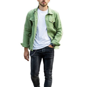 Vêtements à la mode, veste d'hiver, logo personnalisé, design élégant, streetwear, vestes en jean pour hommes, vente en ligne - Product Image 4