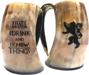 Corne à boire viking de qualité supérieure, tasse en céramique d'agate polie, unique et élégante - Product Image 6