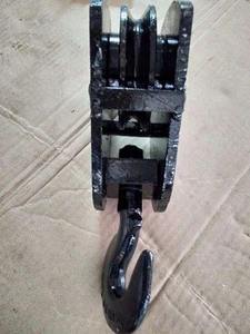 Gancho de elevación de grúa EOT 20 toneladas MS superficie galvanizada laminada en caliente marca CMK caja de gancho de grúa industrial resistente embalada OEM - Product Image 6