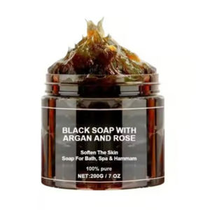 Jabón Negro Marroquí con Aceite de Oliva y Aceite de Argán - Jabón Beldi Exfoliante Natural para una Limpieza Profunda y Cuidado de la Piel de Alta Calidad - Product Image 1