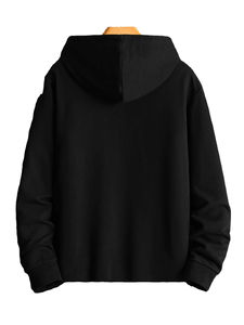 Sudaderas con capucha de lana en blanco con logotipo personalizado, sudaderas con capucha de algodón de gran tamaño para mujer, sudaderas con capucha lisas superventas - Product Image 2