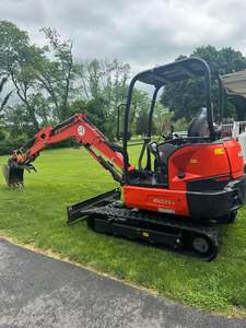 Kubota KX033-4รถขุดดินระบบไฮดรอลิกมือสองขนาดเล็ก Kubota เครื่องขุด U35มือสองขนาดเล็ก3.5ton รถขุด U35 - Product Image 3