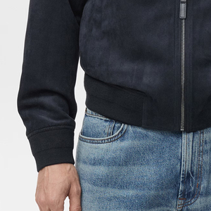 Customized High Quality Latest Zipper-Up Bomber <b>Jacket</b> With <b>Mandarin</b> <b>Collar</b> Cheap Rate Trending OEM Bomber <b>Jackets</b> For Men 2026 - Product Image 3