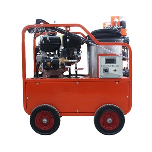 Hidrolavadora a diésel de alta demanda, nueva, 13.5HP PowerShot 4000PSI 4GPM con calentamiento de agua - Product Image 1