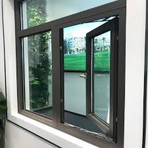 Cửa sổ Hợp kim nhôm với kính cường lực và màn hình lưới thép không gỉ cung cấp độ bền và thiết kế thanh lịch - Product Image 1