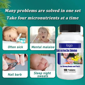 פרטי תווית סידן ברזל אבץ סלניום <span class=keywords><strong>chewable</strong></span> תוספת טבליות אבץ סלניום - Product Image 3