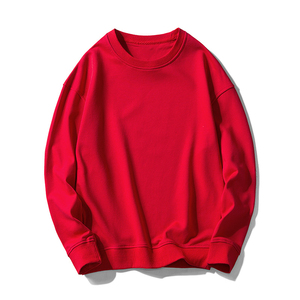 Custom Oversized Digital Printed Solid Crewneck <b>Sweatshirt</b> High Weight Autumn Streetwear Jumper for Couples - Product Image 4