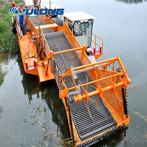 पूर्ण जलीय खरपतवार हार्वेस्टर कस्टम लोगो जलमार्ग सफाई मशीन उन्नत खरपतवार कटाई प्रौद्योगिकी के साथ - Product Image 6