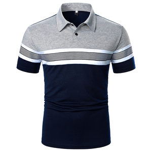 Polos para hombre, camiseta de Golf de algodón 100% de alta calidad, camisetas de Polo de Golf con estampado de manga corta para hombre, nueva camiseta informal ajustada para hombre - Product Image 2