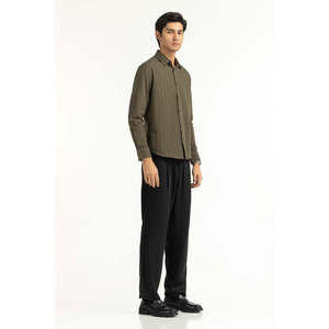 Camisas Casuales para Hombre, 100% Algodón, Cierre Cruzado, Diseño a Rayas, Antiarrugas, Corte Regular para el Trabajo - Product Image 5