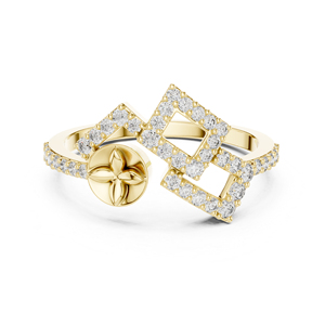 แหวนเพชรทรงบริลเลียนต์ 0.33 กะรัต เพชรเลี้ยงในห้องปฏิบัติการ ทองคำขาว 14K สำหรับผู้หญิง |   แหวนทองชุบสำหรับงานเลี้ยง ได้รับการรับรองจาก IGI - Product Image 3