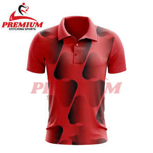 Chemises de golf polo pour hommes de haute qualité, à séchage rapide, personnalisées par sublimation, coupe ajustée, polyester, vente en gros - Product Image 4