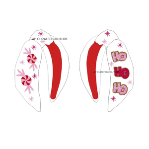 แถบคาดศีรษะประดับลูกปัดหลากสีทันสมัยสำหรับสาวๆเครื่องประดับแฟชั่นที่ทันสมัยในชีวิตประจำวันพร้อมการออกแบบด้วยลูกปัด Ho Ho Ho - Product Image 1