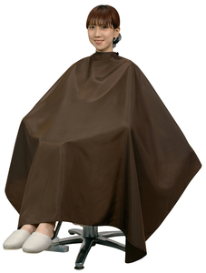 Cape de coiffeur en taffetas sans manches à surface lisse - Product Image 2