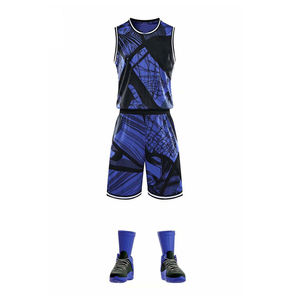 Haute qualité personnalisable grande taille poids léger collège basket-ball uniformes ensemble respirant Polyester tissu Jersey et Shorts - Product Image 4